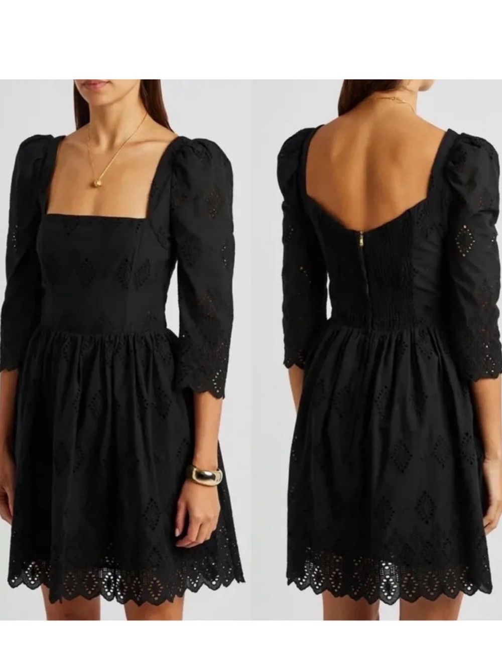 Cara Cara Hart Embroidery Dress MSRP $495
